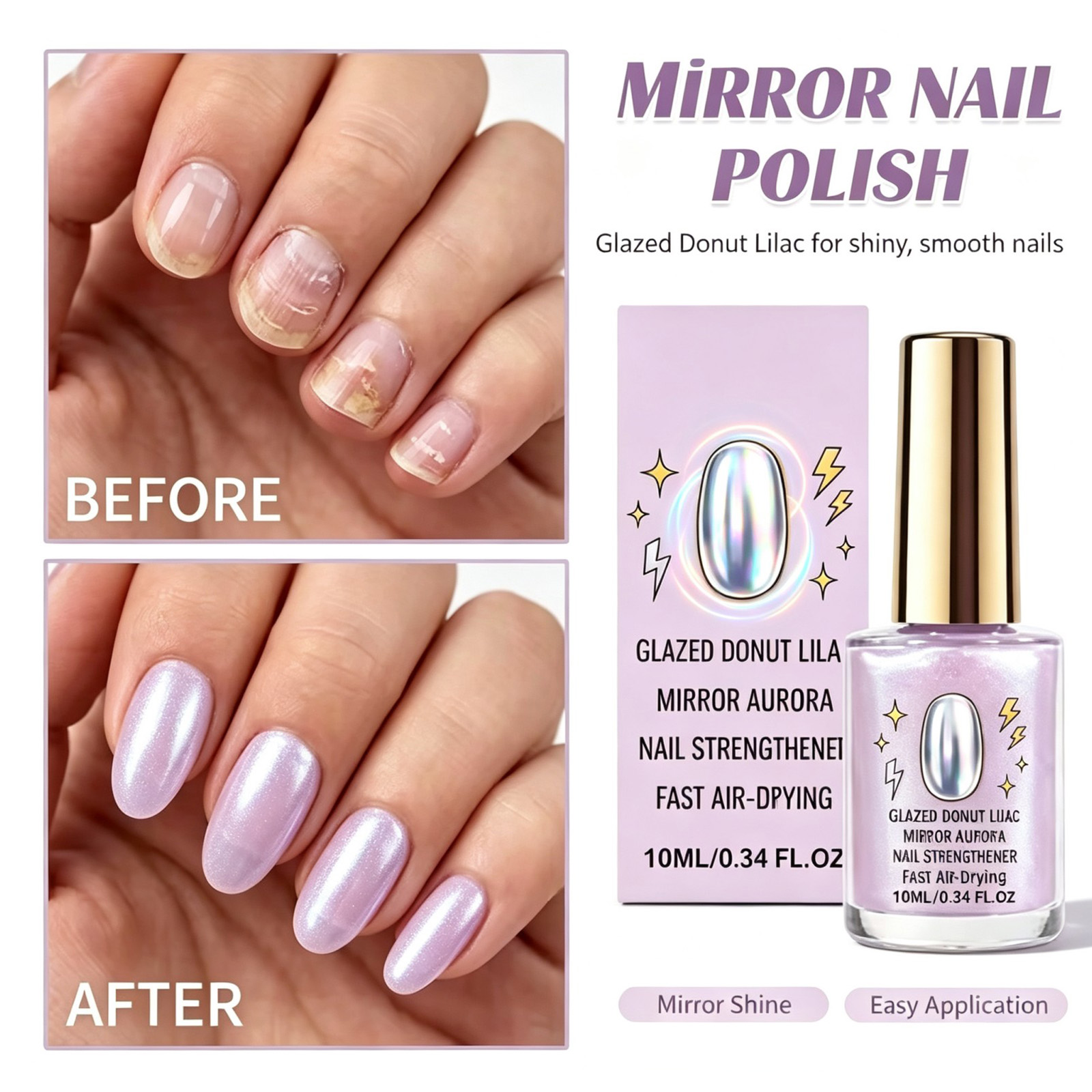 Lilac Glazed Lakier do Paznokc – Nail Art Lilac recenzja i cena