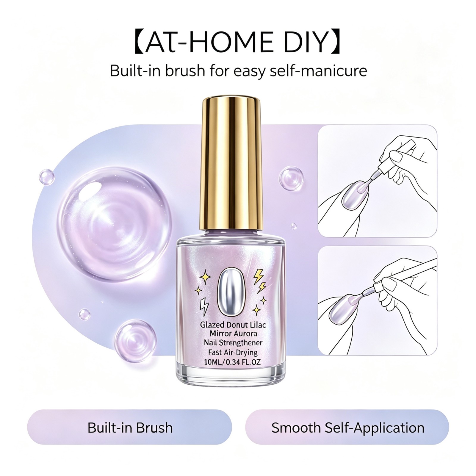 Lilac Glazed Lakier do Paznokc – Nail Art Lilac recenzja i cena