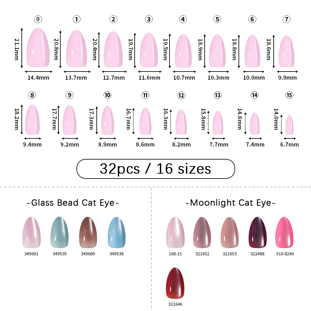 VITAGWX 32 szt. Sztuczne Pazno – Nail Art Halal recenzja i cena