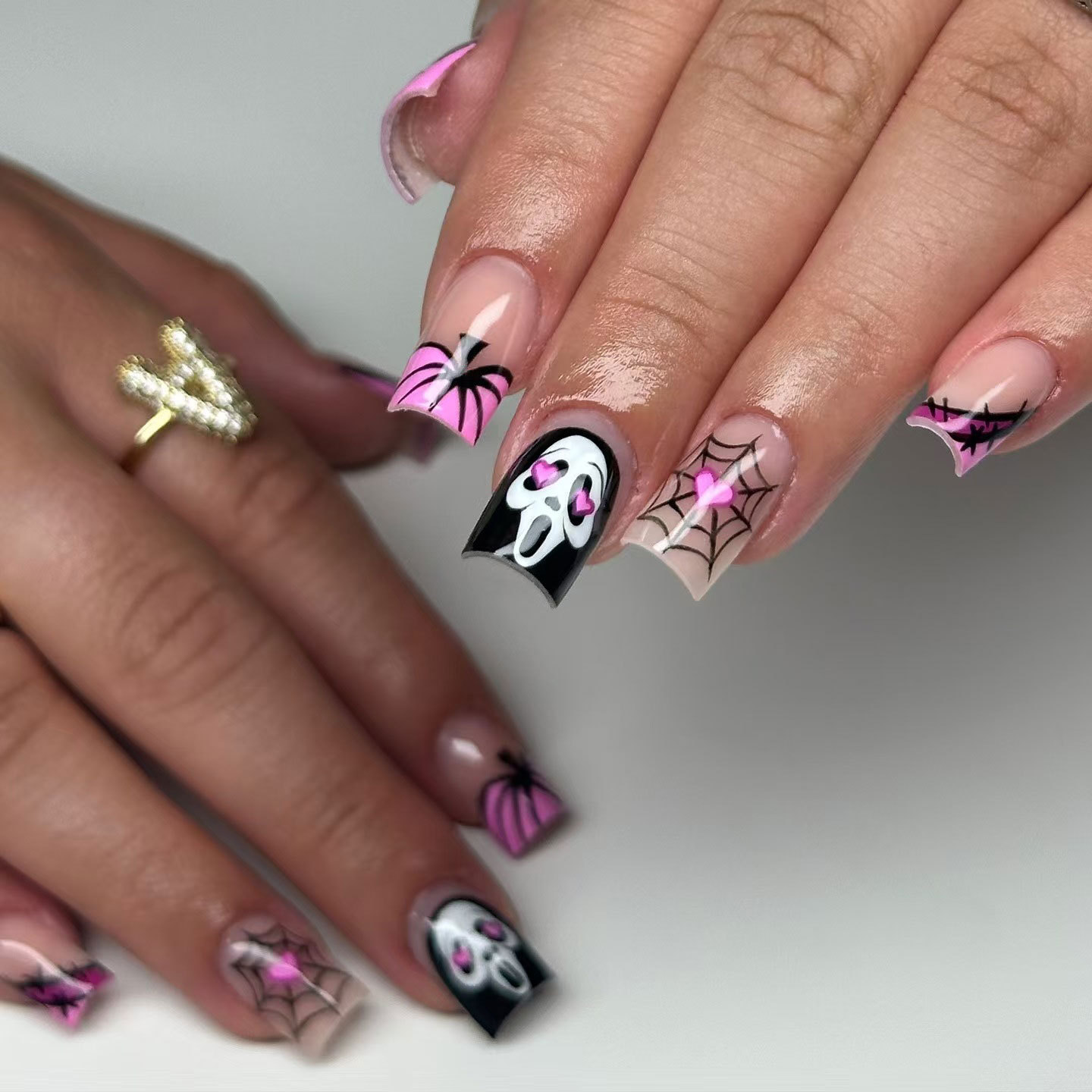 24 szt. Długie kwadratowe sztu – Nail Art Gothic recenzja i cena