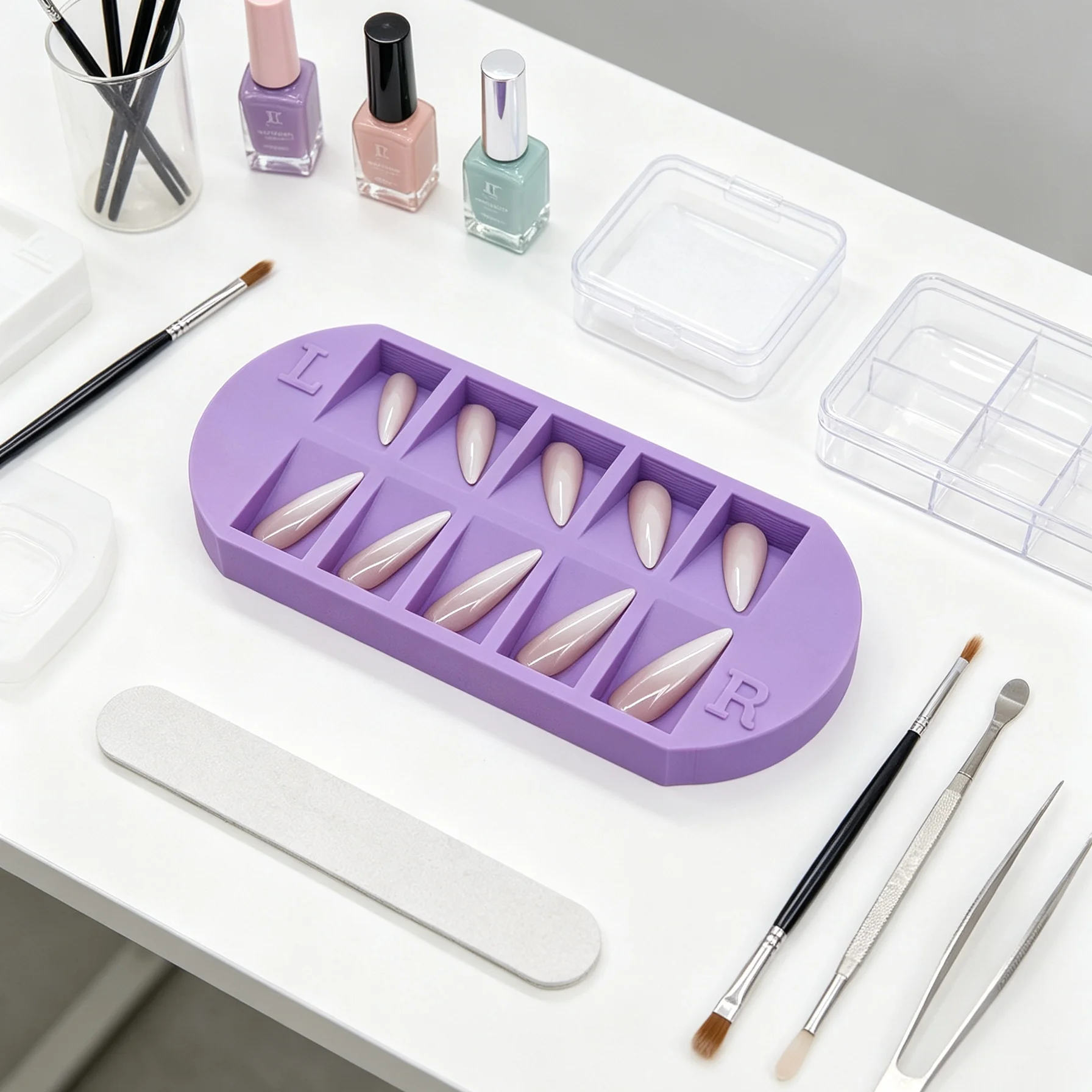 Taca do przechowywania tipsów  – Nail Art Halal recenzja i cena