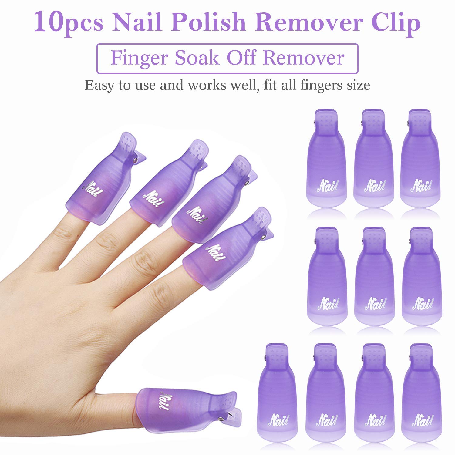 10 szt. Plastikowe klipsy do u – Nail Art Halal recenzja i cena