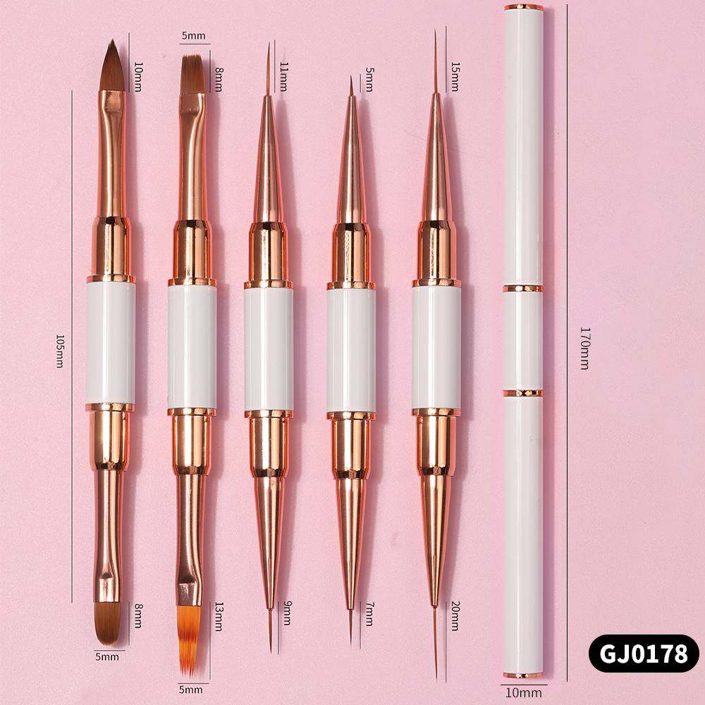 Zestaw dwustronnych pędzli do  – Nail Art Rame recenzja i cena