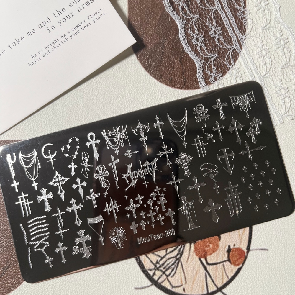 MouTeen259 Gotycka Koronkowa P – Nail Art Gothic recenzja i cena