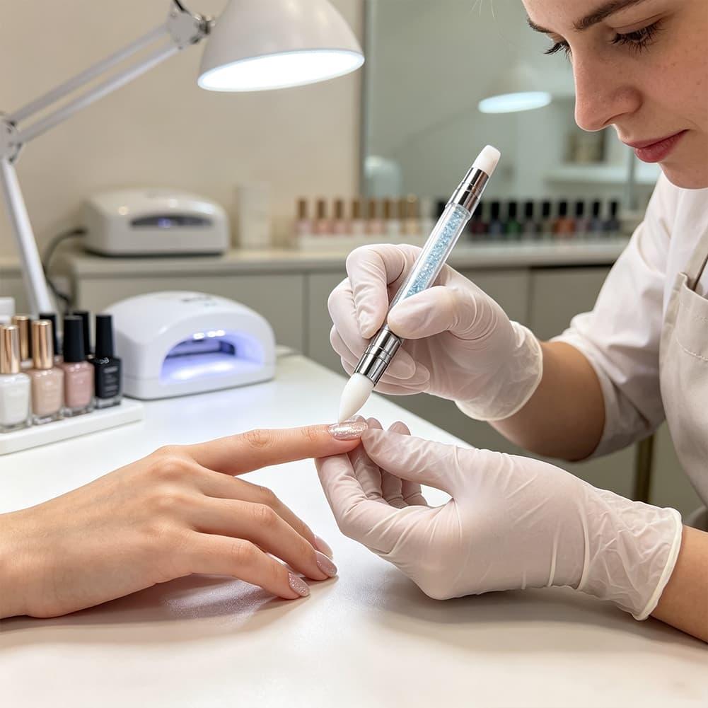 Dwustronny silikonowy pędzelek – Nail Art Rame recenzja i cena